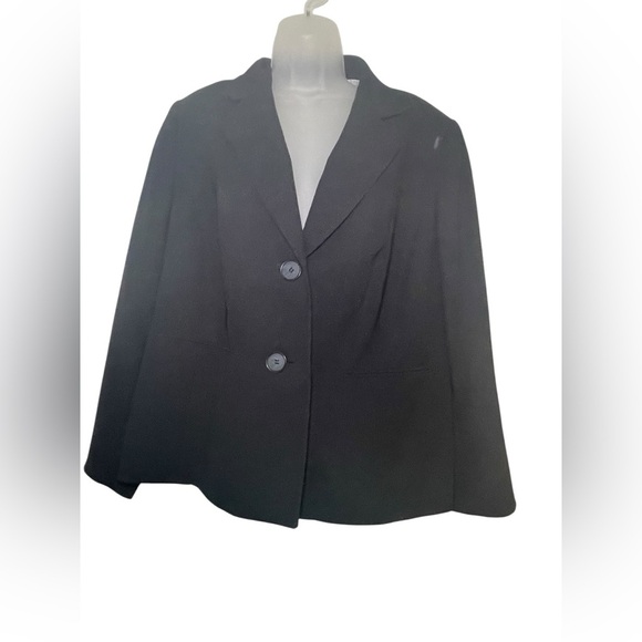 Kasper Women’s Plus Black Blazer 16W - Picture 2 of 6
